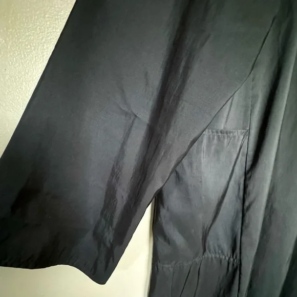 EUC Long Rain Hooded Jacket Reversible Black & Lime Green Coat - Women’s XL XXL - Picture 6 of 13